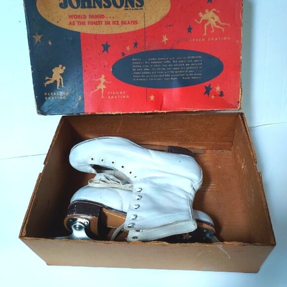 1953 Johnsons Figure Ice Skates in Original Box Womans size 6 - Picture 13 of 13